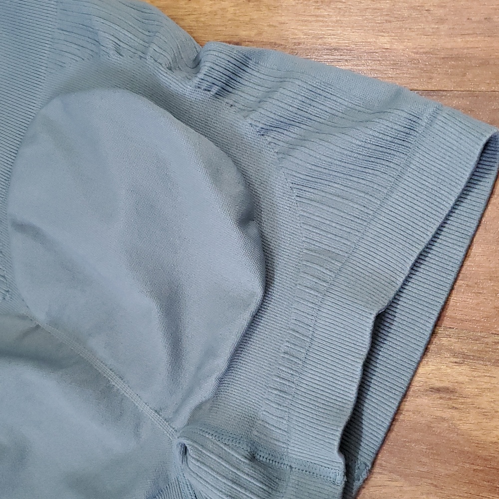 Bo+Tee Ribbed Athletic Workout Shorts - Picture 9 of 10